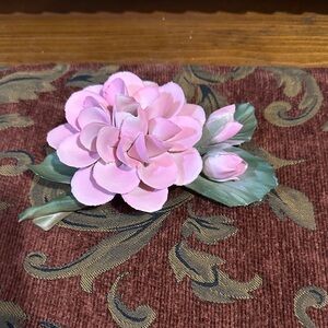 Pink Floral Home Accent Decor